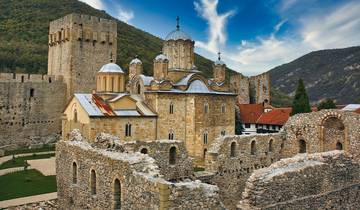 Serbia +Bosnia year-round 19 days tour from Belgrade. Roadtrip across former Yugoslavia countries with Orthodox monasteries, medieval fortresses, history, cuisine.