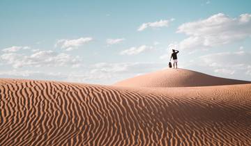 Marrakech Desert Trip Chigaga Dunes Riding Camel Sandboarding Tour