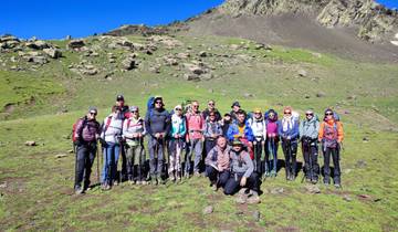 Shahdagh (4243 m.) mountain climbing with acclimitization in the local villages