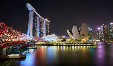 Singapour et Bali : des lumières de la ville au lac de cratère bleu