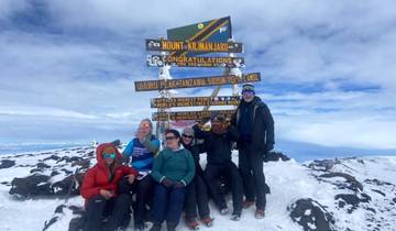 Groepsreis beklimming van de Kilimanjaro via de Lemosho Route 10 dagen Tanzania (alle accommodatie en transport zijn inbegrepen)-rondreis