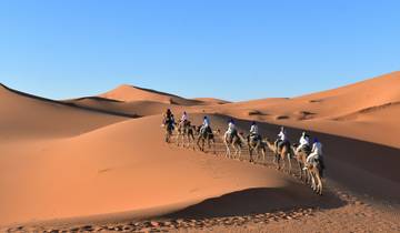 Circuit de luxe à Marrakech dans le désert 4 jours / 1 nuit dans un camp de luxe dans le désert