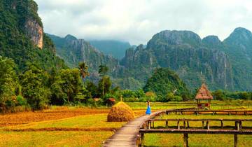 Het beste van van Laos van Luang Prabang naar Vang Vieng&Vientiane 6 dagen Rondreis door