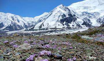 Senderismo en las montañas Tian-Shan y Pamir