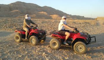 Excursion matinale en quad dans le désert depuis l'hôtel de Louxor ou croisière sur le Nil.