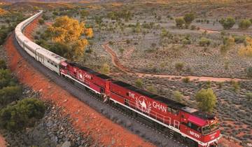 The Ghan Train with Adelaide and Darwin