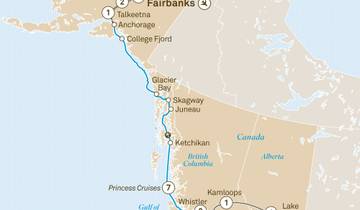 Circuito Rocosas Canadienses, Alaska y Círculo Polar Ártico 2024|2025 - 25 Días