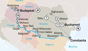 Découverte du Bas-Danube et de la Transylvanie 2025|2026 - 20 jours