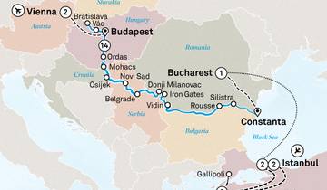 Découverte du Bas-Danube avec Vienne et Istanbul - 2025