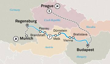 Danube Christmas Markets with Prague 2025 - 11 Days (from Prague to Munich)