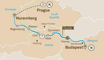 Danube Christmas Markets with Prague 2024 - 11 Days (from Budapest to Prague)