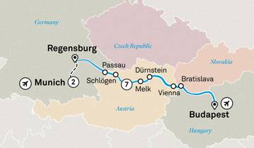 Gems of the Danube with Munich 2025 - 10 Days (from Munich to Budapest)