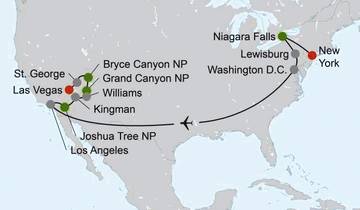 14 Days in USA Coast to Coast, incl. New York and Las Vegas