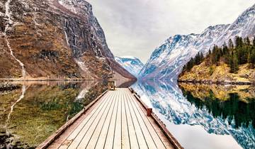 By boat and train from Oslo to Bergen in winter
