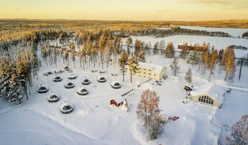 Polarkreismetropole Rovaniemi im Aurora Cabin