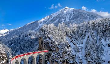 Winterlicher Alpenzauber - Schweizer Berge und Glacier Express