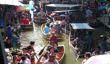 4 Dagen in Bangkok naar Grand Palace, Damnoen Saduak Floating Market & Maeklong Railway Market Tour en meer