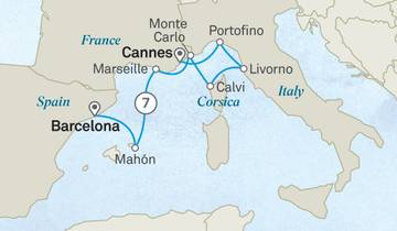 8 Days French & Italian Riviera, incl. Barcelona and Nice
