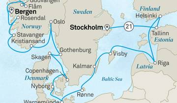 Les merveilles de la Baltique et des pays nordiques : Stockholm, Copenhague et les fjords norvégiens