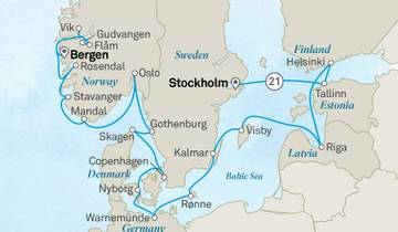 Ultimate Baltic & Nordic Marvels: Stockholm, Copenhagen & Norwegian Fjords