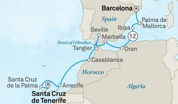 Les joyaux de l'Espagne et du Maroc