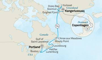 Die Route der Wikinger: Von Grönland nach Neufundland