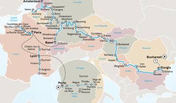 Scenic Cruising through Europe 2025 - 67 Days (from Bucharest to Aveiro)