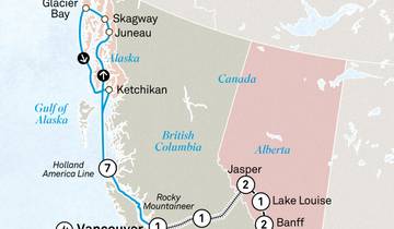 Majestic Rockies & Alaskan Cruise 2025 - 16 Days