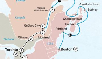 Eastern Explorer & Maritimes Cruise