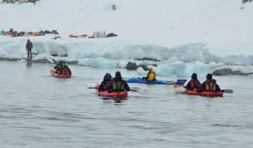 SPORTY BASE CAMP IN THE ANTARCTIC