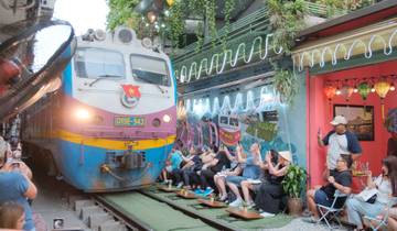 Excursion privée à terre : Les incontournables de Hanoi et le célèbre train de l'aventure depuis le port international d'Halong
