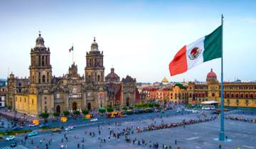 Colonial treasures of  Mexico in 10 days