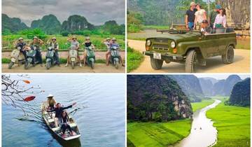 Circuito Excursiones en Jeep por Ninh Binh desde Hanoi: Jeep + Barco + Vida diaria | Vietnam