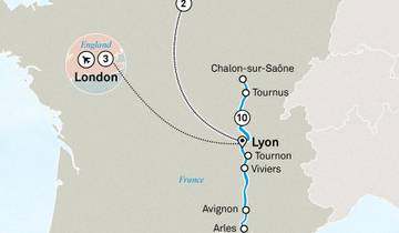 Spectacular South of France with Paris & London Tour