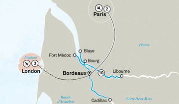 Beautiful Bordeaux with Paris & London Tour