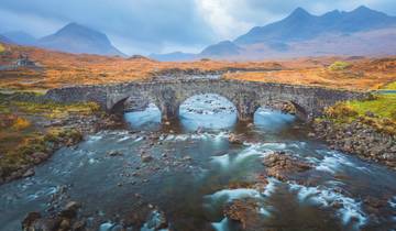 On the road on wild islands in northwest Scotland