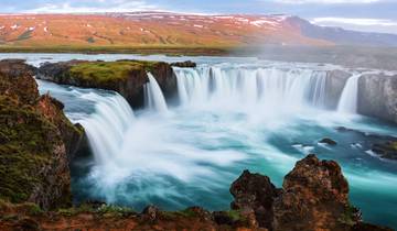 Promenade dans le cercle de diamants d'Islande