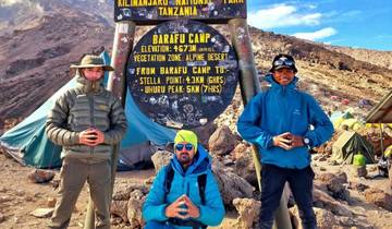 14-Day Trekking to Mount Kilimanjaro with Serengeti and Ngorongoro Safari.