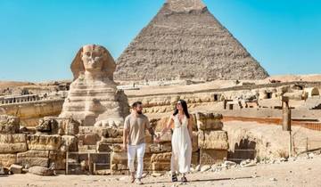 Le Caire : Grand musée égyptien, visite des pyramides de Gizeh et du Sphinx (Saqqara en option) circuit