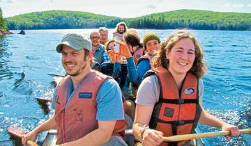 Algonquin en canoë - tente