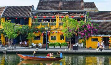 Coconut Basket Boat & Hoi An City Tour With Boat Ride & Release Flower Lantern | From Danang/ Hoi An | Vietnam Tour