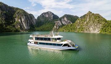 Ha Long Bay Luxury Cruise | Full Day Guided Tour from Hanoi with Kayaking & Sung Sot Cave & Titop Island | Shared Tour with Buffet Lunch｜Vietnam Tour