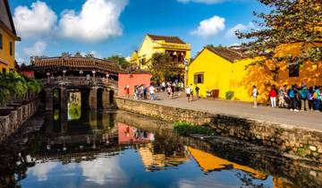 Hoi An Stadtrundfahrt Bootsfahrt Freilassen von Blumenlaternen (al: Street Foods) | Hoi An, Vietnam