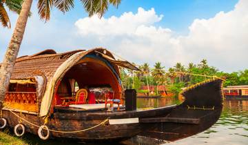 Best of Southern India with Houseboat Tour