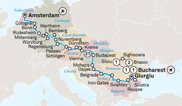 North Sea to Black Sea with Transylvania 2026 - 27 Days (from Amsterdam to Bucharest)