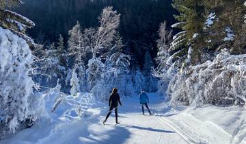 Vacances de ski de fond dans les Alpes françaises