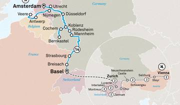 Rhin et Moselle romantiques avec la Suisse et l'Autriche 2026 - 29 jours (from Vienne to Amsterdam)