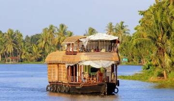 Kerala Tour Package from Delhi with Flight and Half-board Meals Tour