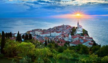 10 Days Alps to Adriatic Cycling, incl. Lake Bled and Piran