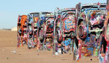 Trappen op historische Route 66